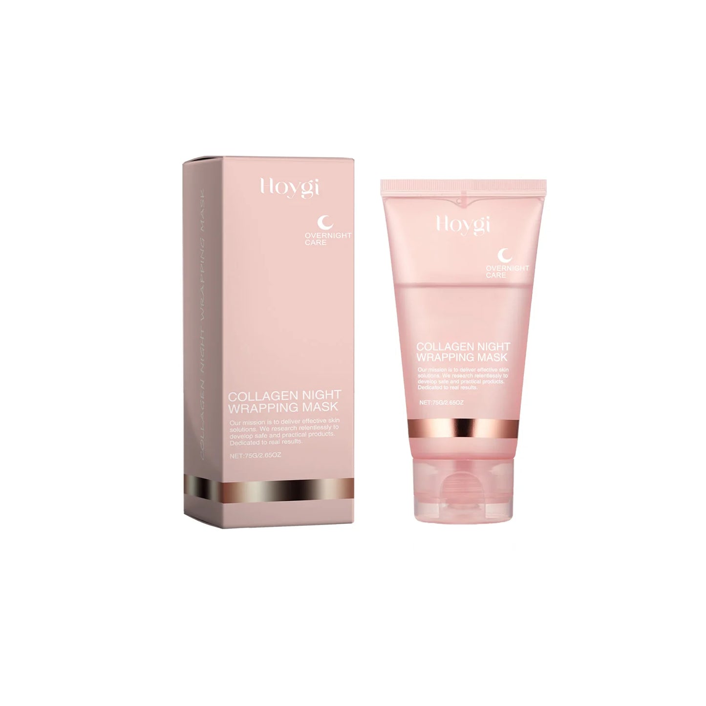 Collagen Peel-Off Mask for Deep Hydration, Fine Line Reduction, Firming, Pore Minimizing, and Skin Brightening - Overnight Treatment