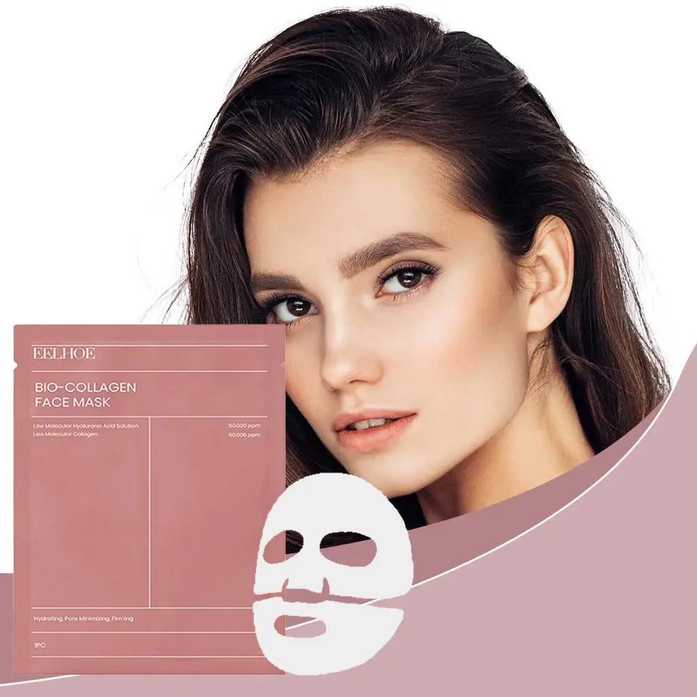 Bio Collagen Face Mask Set (1/5/10PCS) – Deep Hydration, Pore Minimizing & Brightening Overnight Treatment
