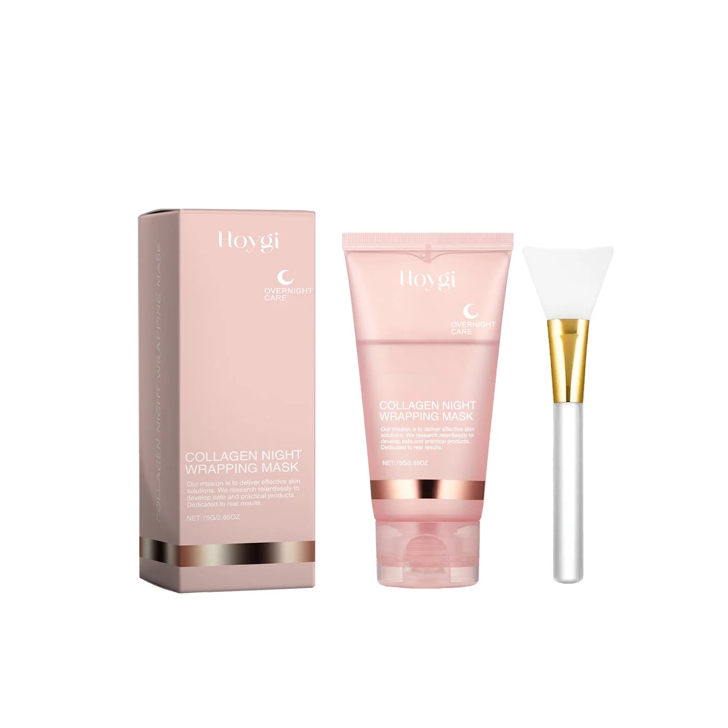 Collagen Peel-Off Mask for Deep Hydration, Fine Line Reduction, Firming, Pore Minimizing, and Skin Brightening - Overnight Treatment