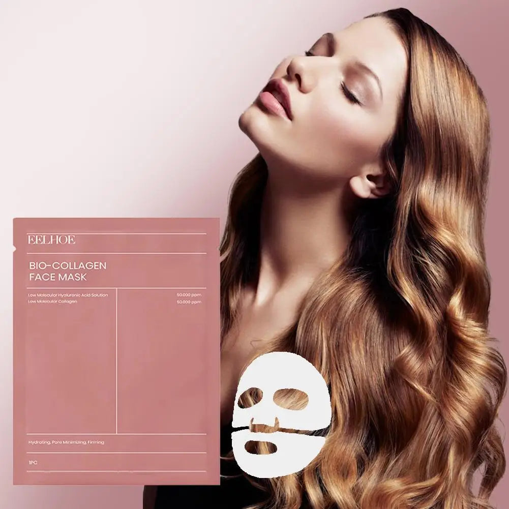 Bio Collagen Face Mask Set (1/5/10PCS) – Deep Hydration, Pore Minimizing & Brightening Overnight Treatment