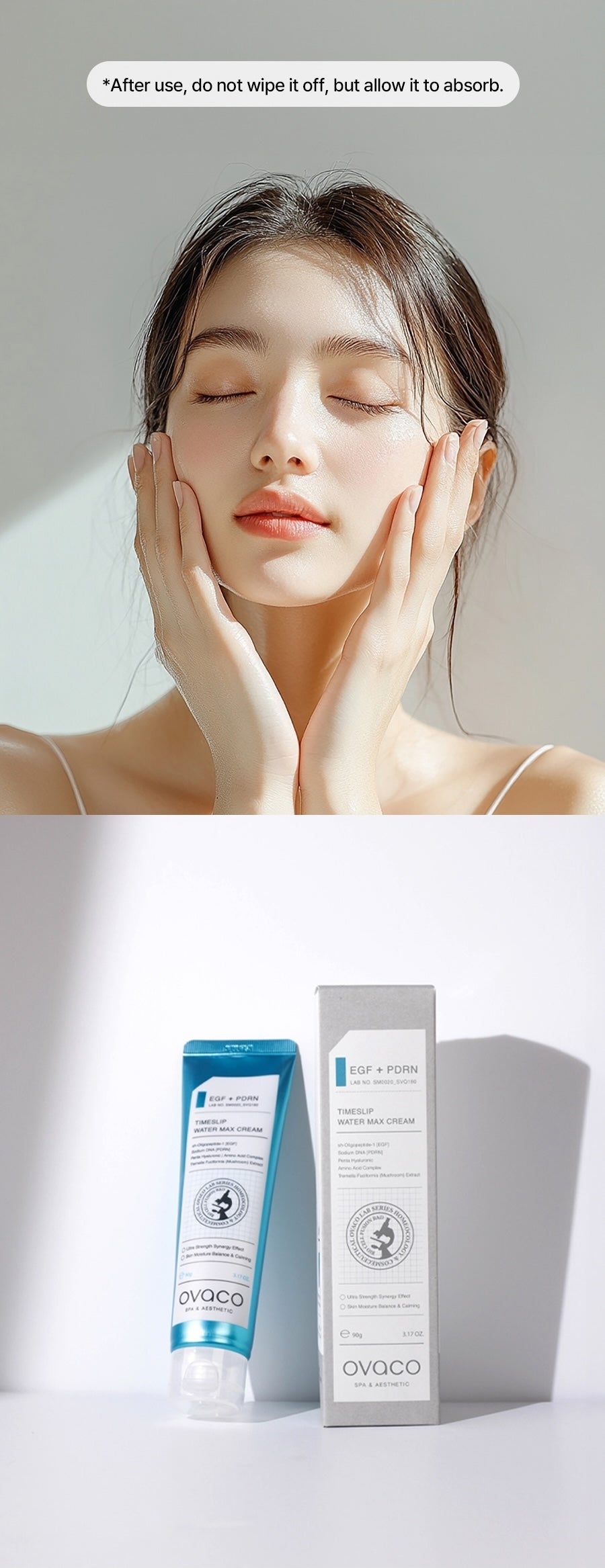 [Ultrasound Special Gel]  Ovaco Timeslip Water Max Cream (90g)