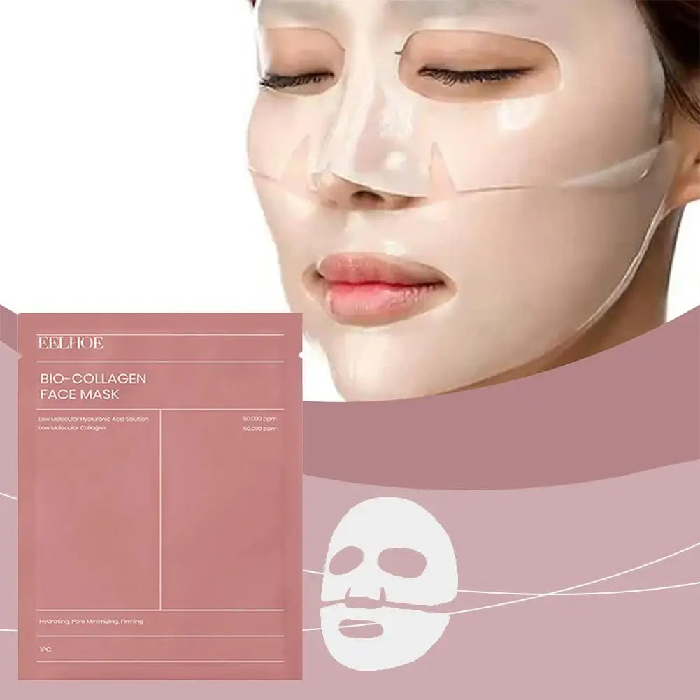 Bio Collagen Face Mask Set (1/5/10PCS) – Deep Hydration, Pore Minimizing & Brightening Overnight Treatment