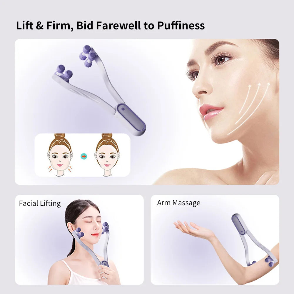Portable Facial Roller Massager – Lifting & Relaxing Skincare Tool