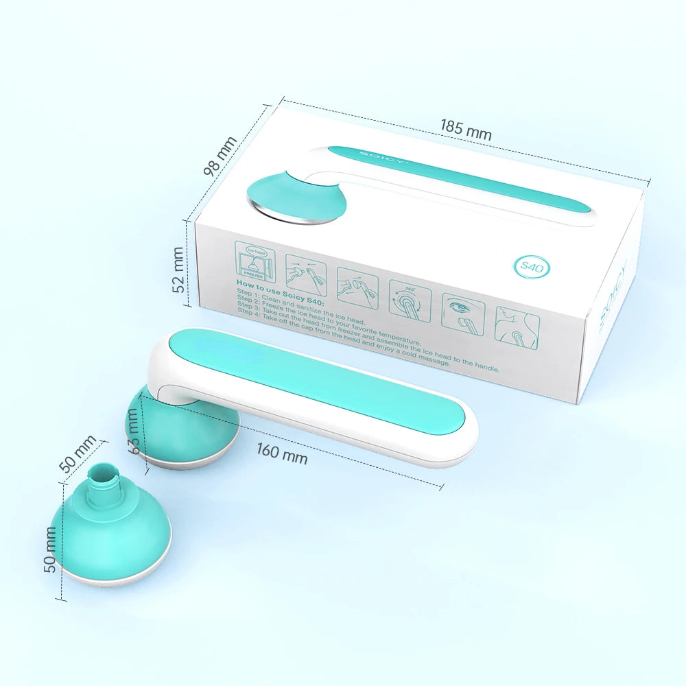 Face Ice Massager Roller – Cooling Skin Tightening & Pore Minimizer Tool